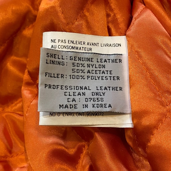 ***SOLD*** Vintage Miami Dolphins Leather Jacket Size Large - Picture 16 of 16